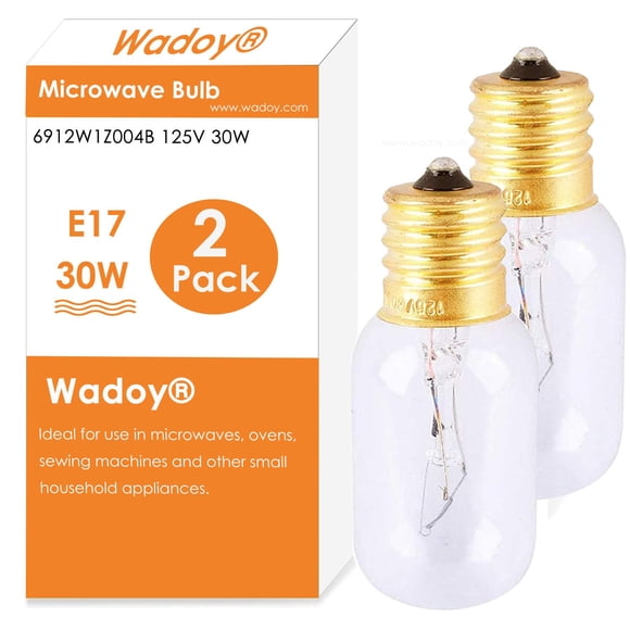 Bombilla para microondas Wadoy 30W E17 (2 unidades) 125V