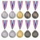 thumbnail image 3 of Medallas de premio Favide en oro, plata y bronce, 5 cm con cinta, 12 unidades, 3 of 7