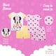 thumbnail image 3 of Conjunto de pijama de algodón Minnie Garden de 4 piezas para niña Disney, talla 3T, 3 of 5