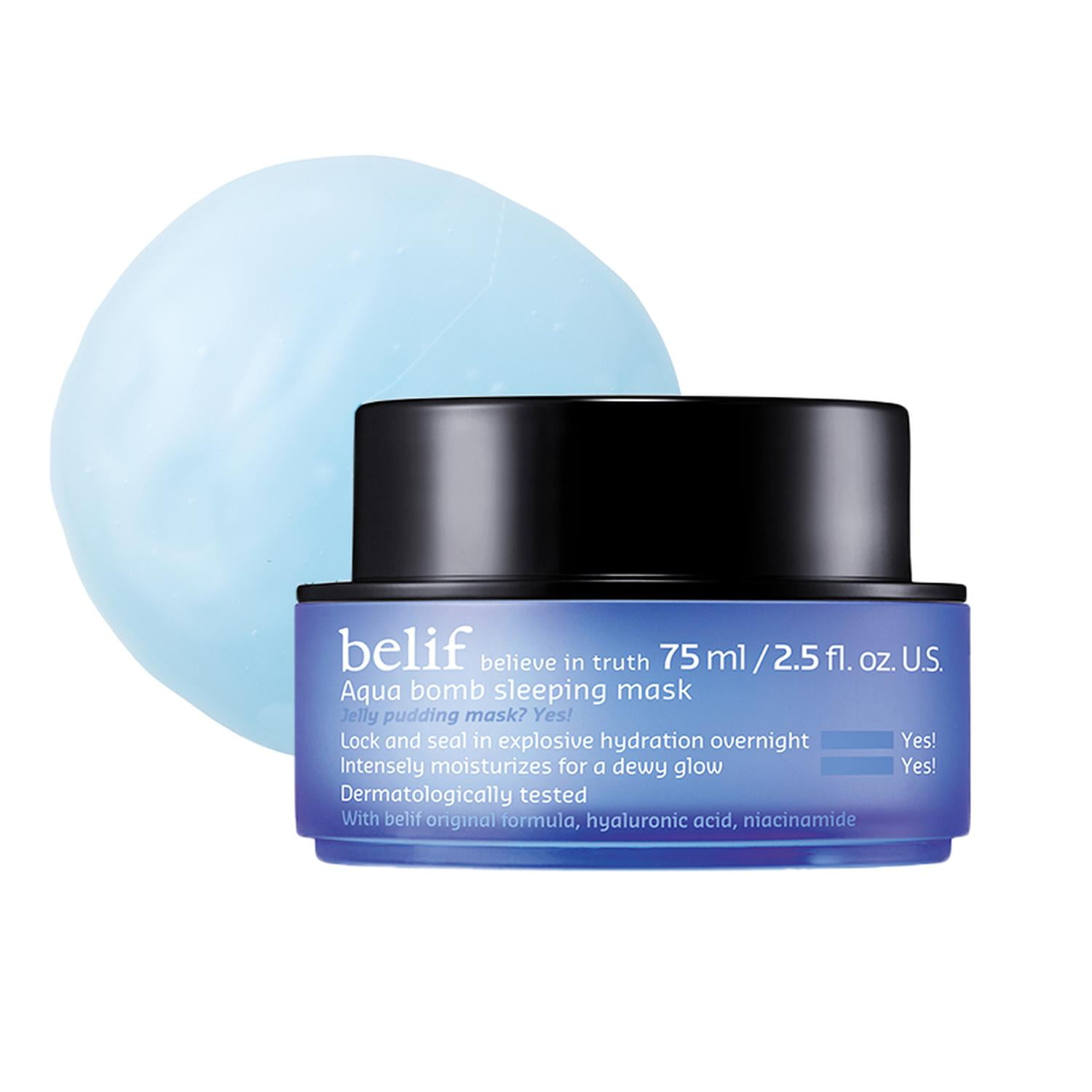 Mascarilla Facial Hidratante Nocturna Belif Aqua Bomb 75ml