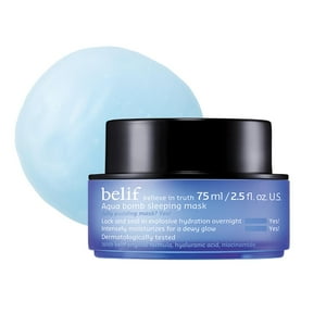 Mascarilla Facial Hidratante Nocturna Belif Aqua Bomb 75Ml Azul