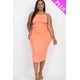 thumbnail image 5 of Vestido Largo con Espalda Abierta Cruzada en Talla Grande, 5 of 11