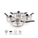 thumbnail image 1 of Bateria cocina 7 piezas de acero, 1 of 5