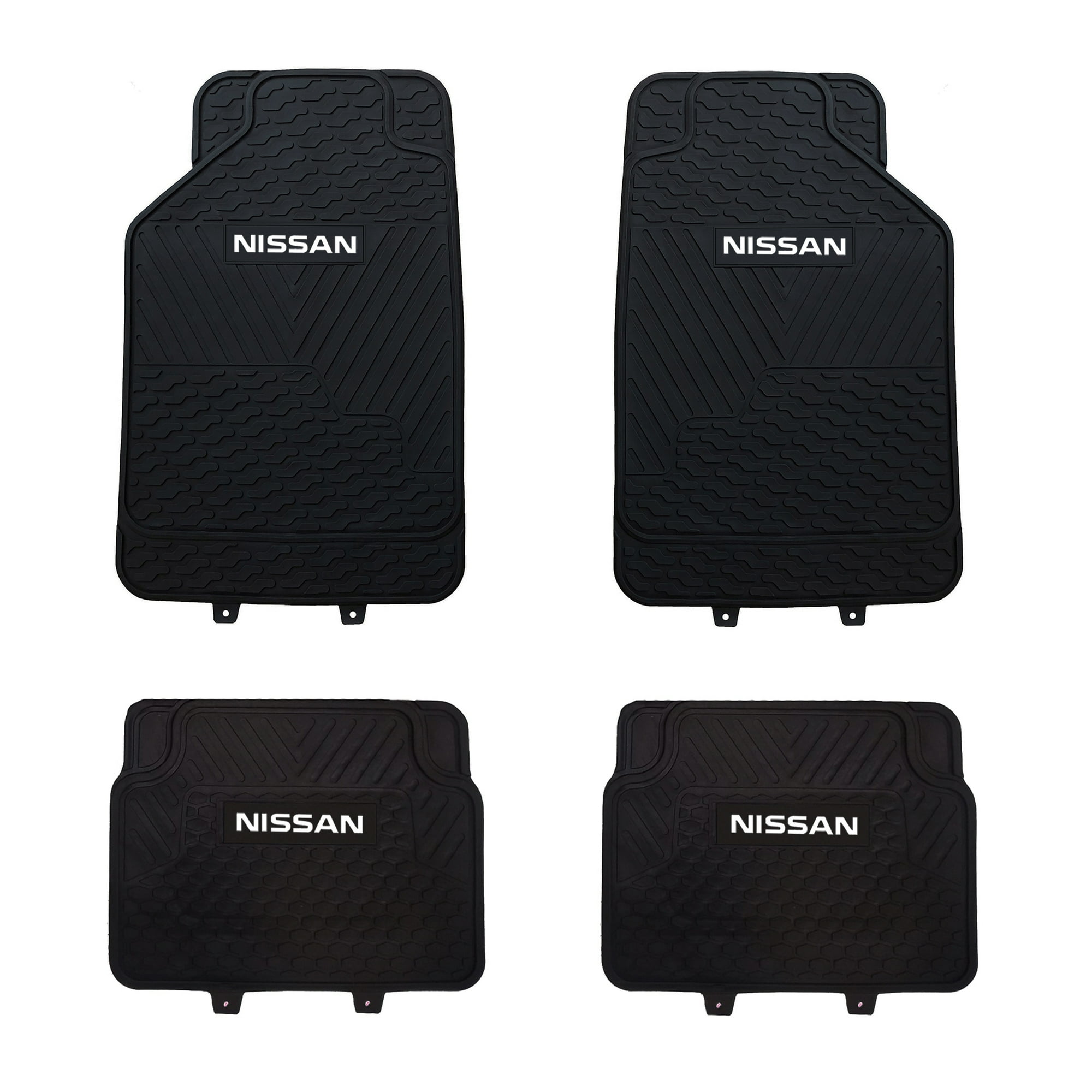 Jj Group - Pisos De Goma Marca Nissan Para Vehículos 4 Piezas