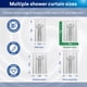 thumbnail image 4 of Juego de Cortina de Ducha Clorox 178x183 cm Impermeable, 4 of 8