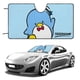 thumbnail image 1 of Tuxedo Sam Parasol para Parabrisas Delantero Protector Plegable, Visera Solar para Auto Bloquea Rayos UV Mantiene tu Vehículo Fresco140cm*76cm, 1 of 6