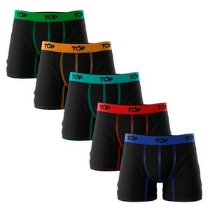 Pack 5 Boxer Medio Algodón C1 Top