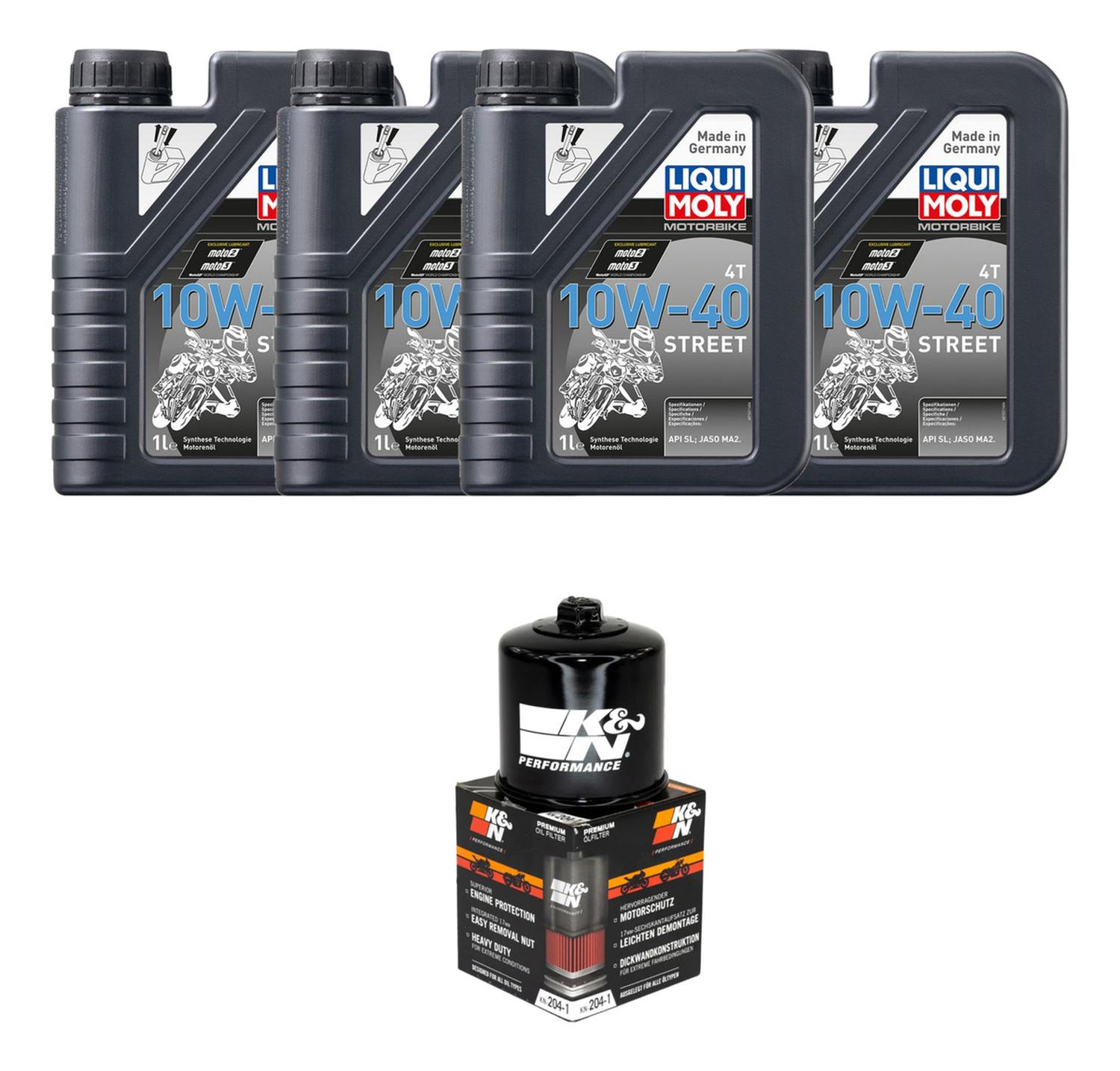 Liqui Moly - Kit Mantencion Africa Twin Crf 1100 1000L 4L + Filtro K N