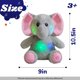 thumbnail image 2 of Peluche Elefante Cuteoy 27 cm Luz LED Musical, 2 of 3