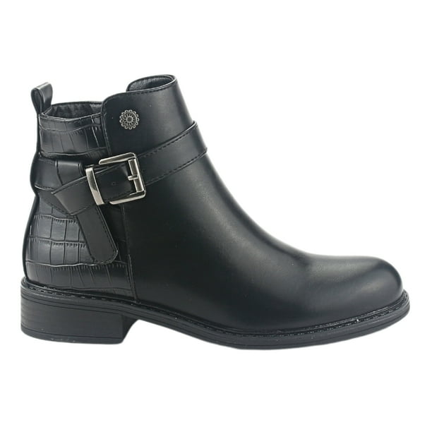 Botin Chalada Mujer Traffa-51 Negro Casual