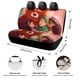 thumbnail image 2 of Volviéndose Rojo-theme Car Rear Seat Covers Back Elastic Flexible Car Seat Covers Decorative Fits Most Cars 120x59x76cm, 2 of 6
