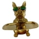 thumbnail image 5 of Estatua De Resina Para Perros, Bandeja Para Llaves, Cuenco Para Llaves Para Teléfono, Almacenamiento De Monedas, Dorado, 5 of 5