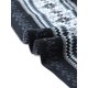 thumbnail image 5 of Agnes Orinda Conjuntos de Halloween para Mujeres Tallas Grandes Tops de Escuela Universitaria Blusa Casual Elegante de Manga 3/4 a Rayas Cuello Asimétrico Camiseta de Moda 4X Gris Negro, 5 of 6