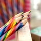 thumbnail image 3 of 4 Pcs/lot(bag) Cute 4 Color Concentric Rainbow Pencil For Student Children's Painting Graffiti Drawing Gift Art School Supplies, 3 of 4