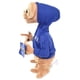 thumbnail image 5 of Almohada de felpa Wizarding World E.T. con capucha azul de 38 cm, 5 of 7