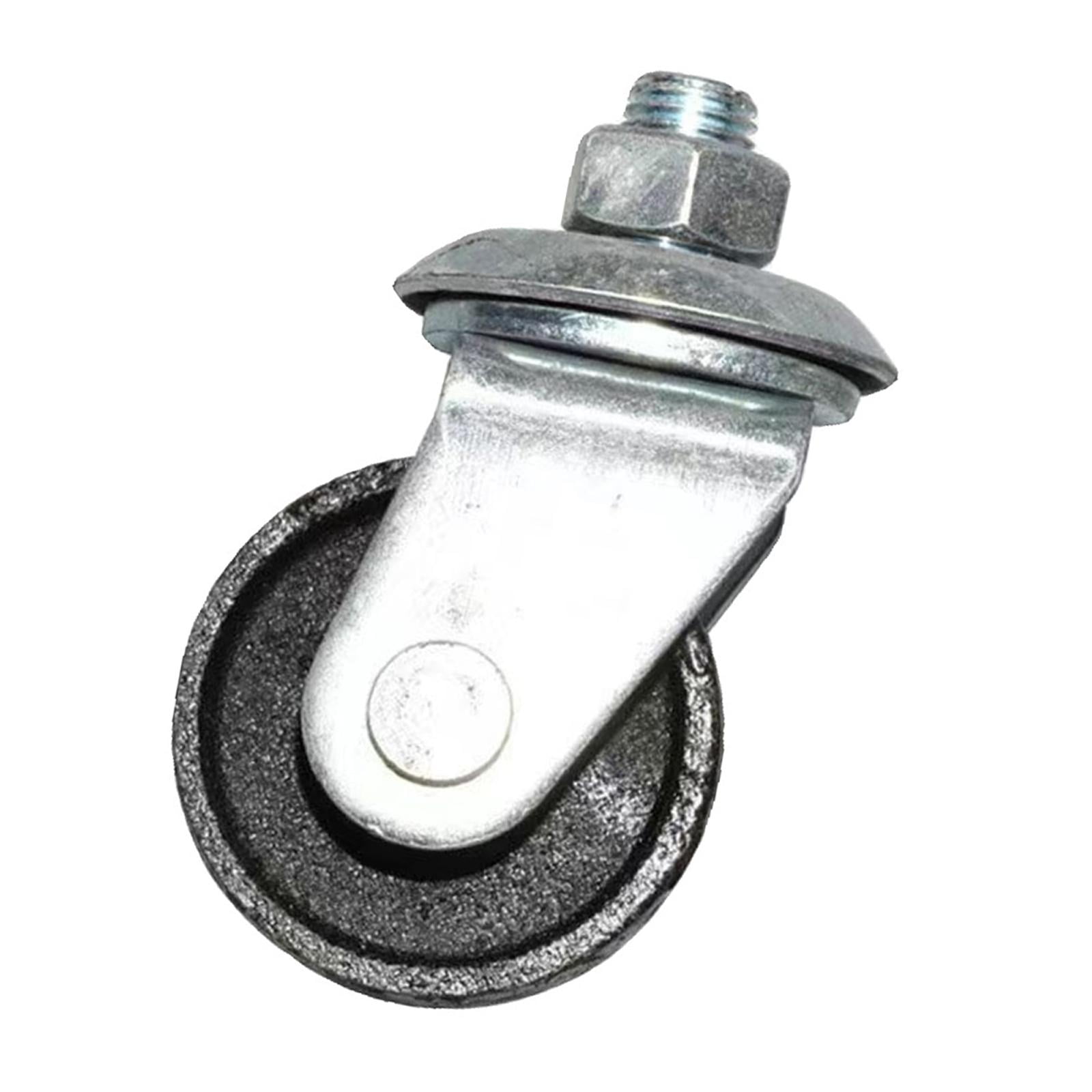 Magideal - Ruedas Genéricas Para Gato De Piso, Vástago De 16 Mm, Piezas De Reparación De Ruedas Universales De Metal, Accesorios Para Suministros De Automóvil Pa