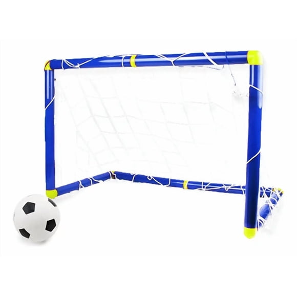 Mini Portería De Futbol Niños Pvc / Lhua Store Azul