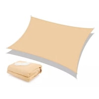 Click Ventas - Toldo Vela Sombreadora Rectangular 4X6 Beige