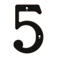 Poli - Número 5 Estándar 8,5Cm Rústico