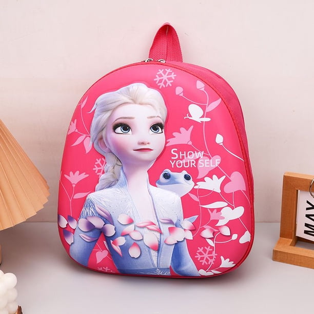 Disney Mickey Cartoon Children's Backpack Anime Frozen School Bag Spiderman Elsa Boy Girl Baby Backpack Cartoon Egg Shell Bags