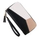 thumbnail image 1 of Cartera de gran capacidad para mujer, tarjetero de crédito, de piel sintética, con cremallera., 1 of 5