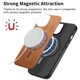 thumbnail image 1 of Magnetic Slim Case for Xiaomi Redmi K80 Pro with Camera Guard & Anti-Scratch Back Brown, 1 of 6