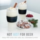 thumbnail image 5 of Beer Glass Host FREEZE - Pinta congelable (470 ml, 2 unidades), color negro, 5 of 8