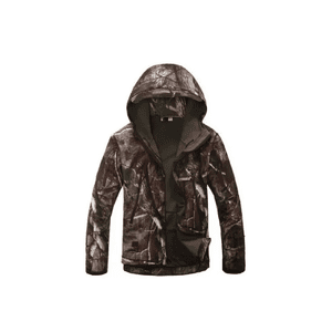 Genérico - Chaqueta Softshell Táctica Militar Con Capucha Impermeable, Talla Xxxl