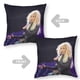 thumbnail image 2 of Nicki Minaj Fundas de almohada de terciopelo con tema, regalos de funda de almohada, decoración para el hogar, cojín de lanzar, regalo de cumpleaños para fans y parejas. 40cm x 40cm., 2 of 6