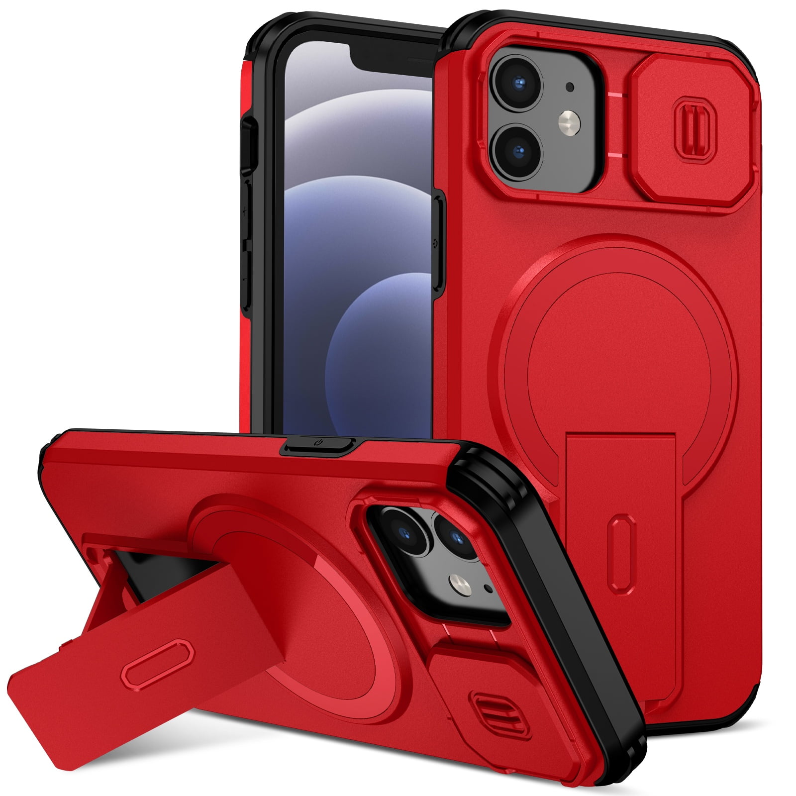 Funda Foxdock Para Iphone 12/12 Pro – Magnética Antigolpes Con Soporte Y Protección Doble