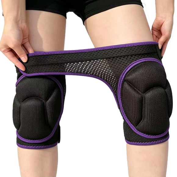 Rodilleras KneeCradle para jardinería y pisos, color morado