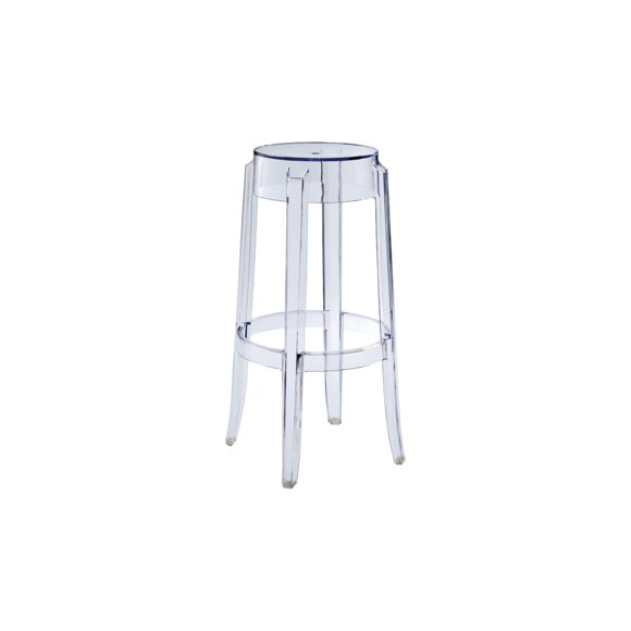 Silla Taburete Commerical Seating Products RPC Transparente Sin Respaldo