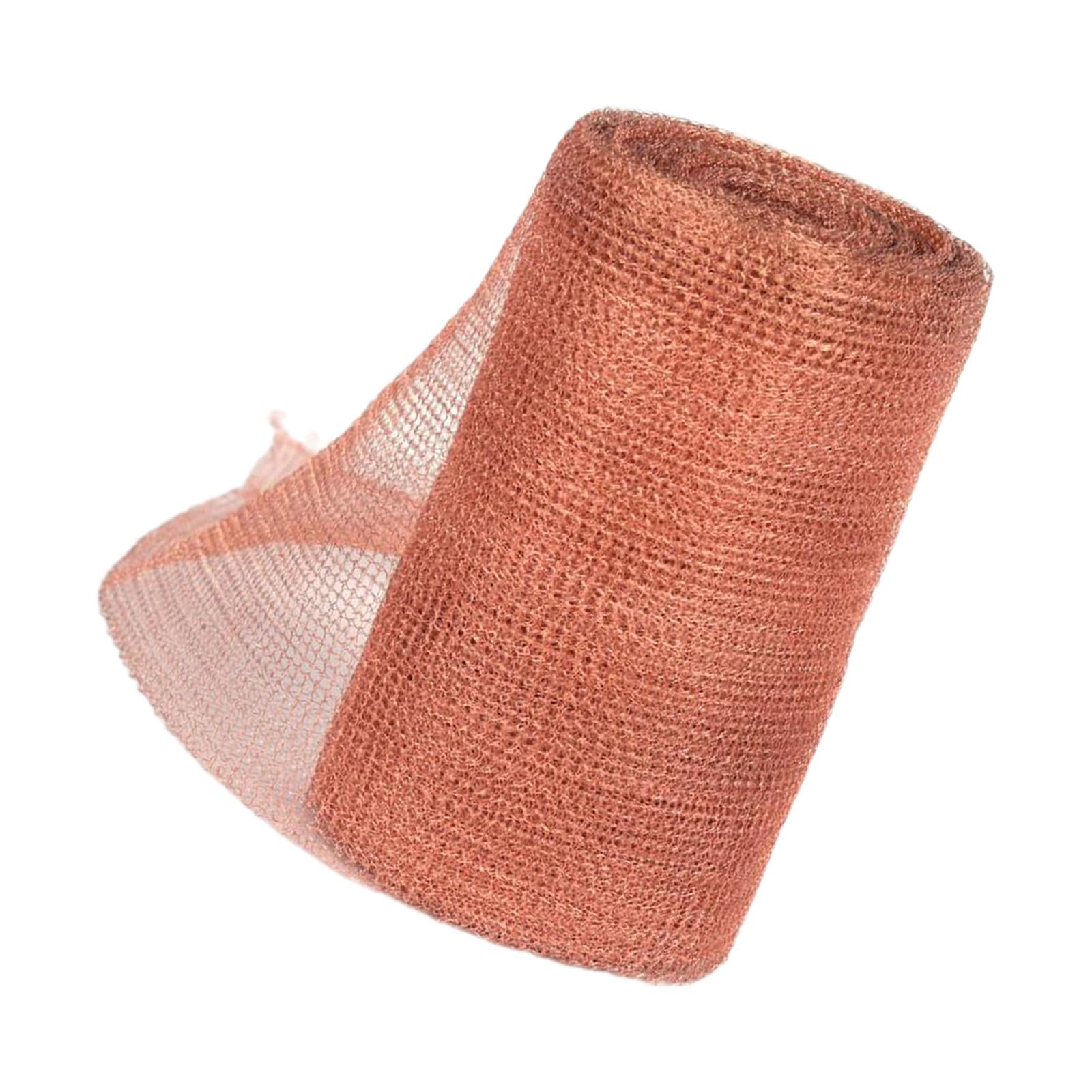 Magideal - Colador De Malla Tejida De Malla De Alambre De Cobre Colador De Malla Flexible Portátil En Rollo Colador De Malla De Cobre Para Destilación Jardinería 127 Cm X 10 M