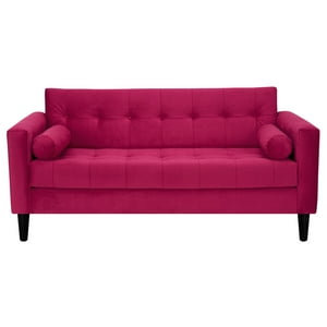 Bodevir - Sofa Retro 3C Felpa 00 Burdeo