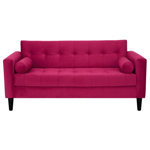 Bodevir - Sofa Retro 3C Felpa 00 Burdeo