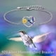thumbnail image 3 of Pulsera Plata 925 Corazon Colibri Girasol Mujer Regalo Joyas plateado Talla única, 3 of 5