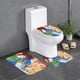 thumbnail image 1 of Juego de Alfombras de Baño Desmarcar Terciopelo Coral 3 Piezas, 1 of 6