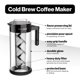 thumbnail image 2 of Cafetera Cold Brew COFFEE BEAR de vidrio borosilicato de 1,3 litros, 2 of 9