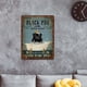 thumbnail image 3 of 1pc, Cute Black Pug Metal Sign for Bathroom, Home, Bar, Cafe, Farm, Bedroom, Restroom - Wash Your Paws Wall Decor, 3 of 4