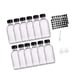 thumbnail image 1 of Botellas De Vidrio Con Tapa, Transparentes, Para Muestras De Laboratorio, Jugos Y Salsas, 12 Unidades, 2 Oz, 1 of 5