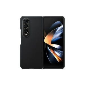Funda De Piel Para Samsung Galaxy Z Fold4, Color Negro