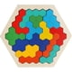 thumbnail image 1 of Puzle de Madera con Forma Hexagonal Juguete Didáctico, 1 of 6