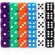 thumbnail image 1 of Set de Dados ELakiss 30 piezas 16 mm 6 colores con bordes redondeados, 1 of 6