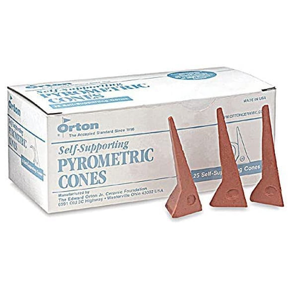 Cono pirométrico autoportante MAKABAKA 06, paquete de 25