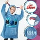 thumbnail image 3 of Manta Con Capucha Para Adolescentes Minnie Mickey Stitch Blue, 3 of 3