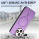 thumbnail image 3 of Magnetic Slim Case for Honor X50i Plus with Camera Guard & Anti-Scratch Back Purple, 3 of 5