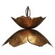thumbnail image 1 of Lámpara colgante MAKLAINE 17 cm x 27 cm Lotus dorado, 1 of 5