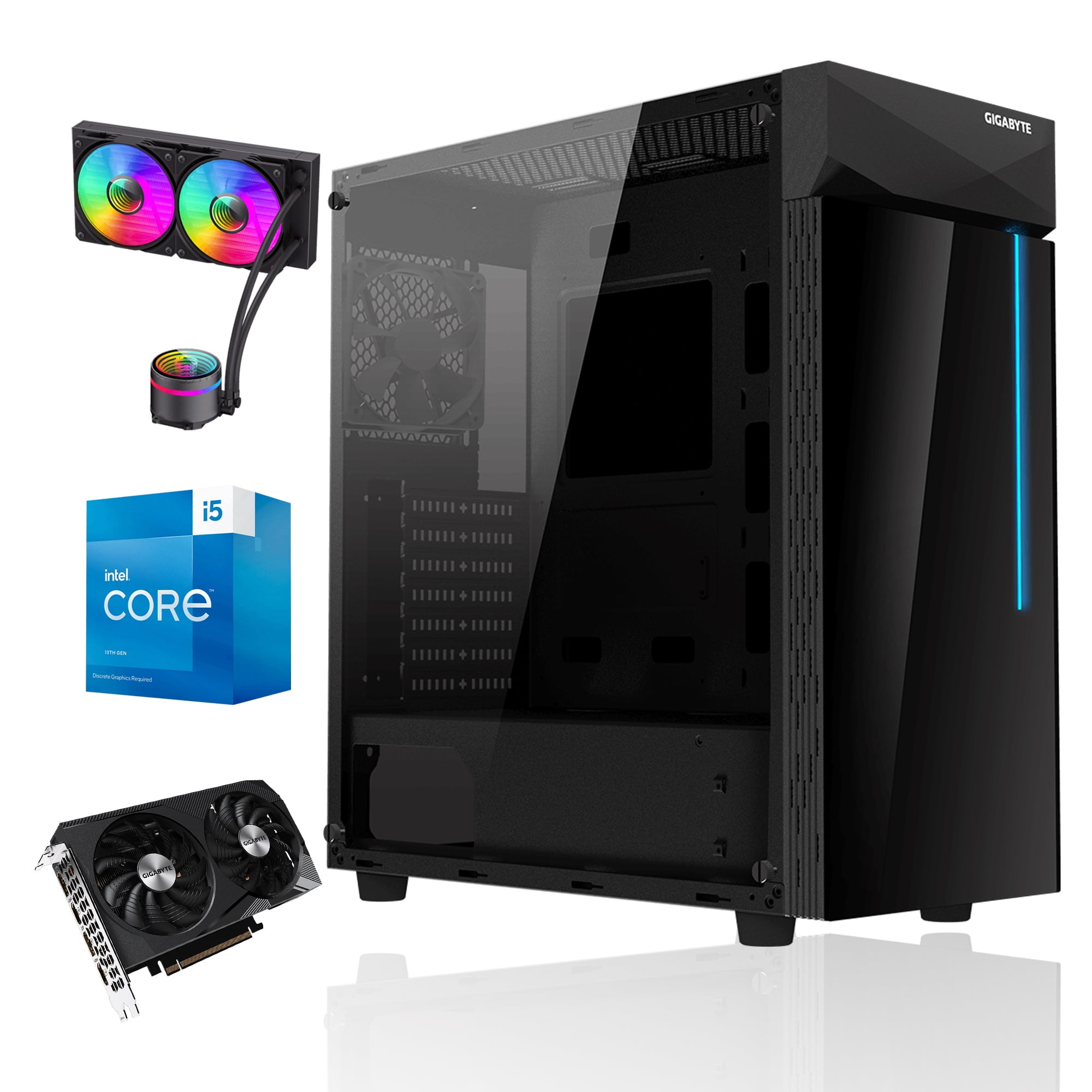 Pc Gamer: Intel Core I5 13400 64Gb Ddr5 1Tb Rtx 4060 Wifi+Bt