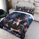 thumbnail image 3 of Miércoles Addams Conjunto de sábanas temático, trío de piezas, cómodo y amigable con la piel, diseño único, regalo de decoración para el hogar para familiares, amigos y fans,135cm *200cm, 3 of 6