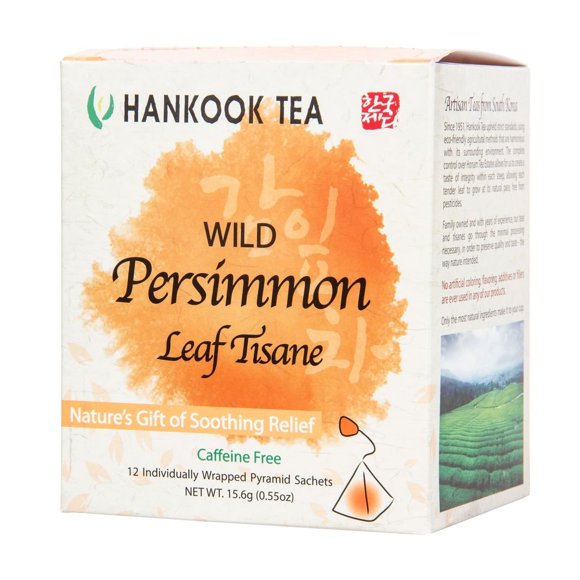 Té Hankook de hoja de caqui – paquete de 12 sobres